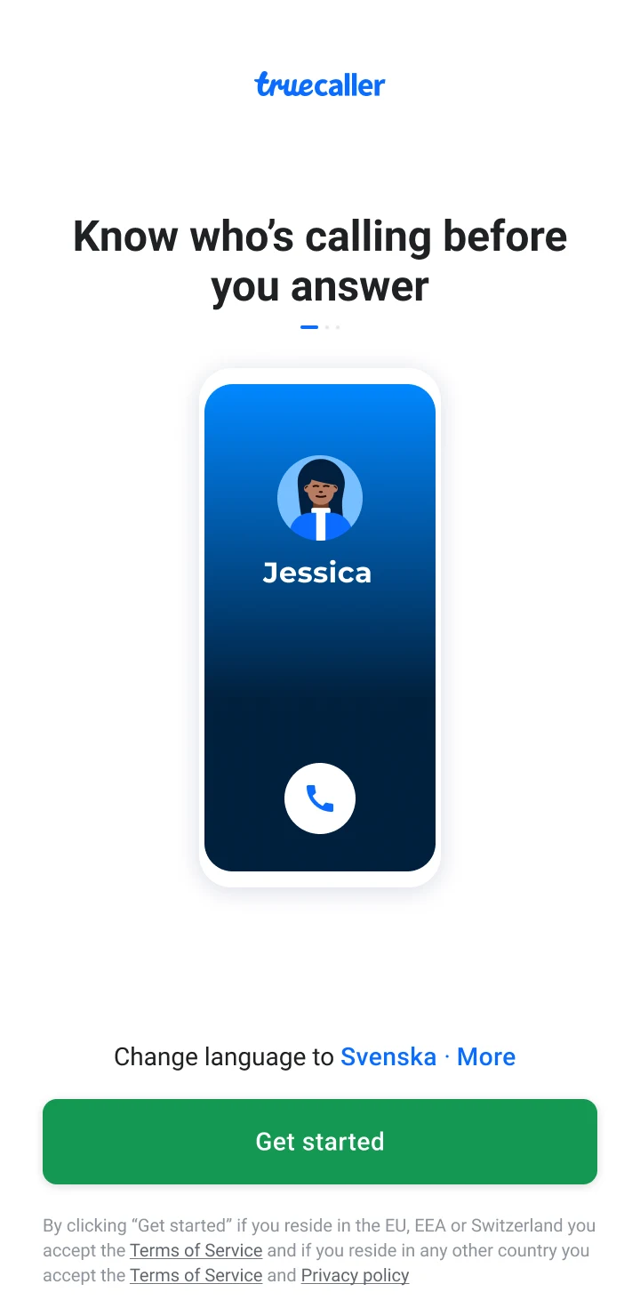 Welcome: Know who's calling before you answer