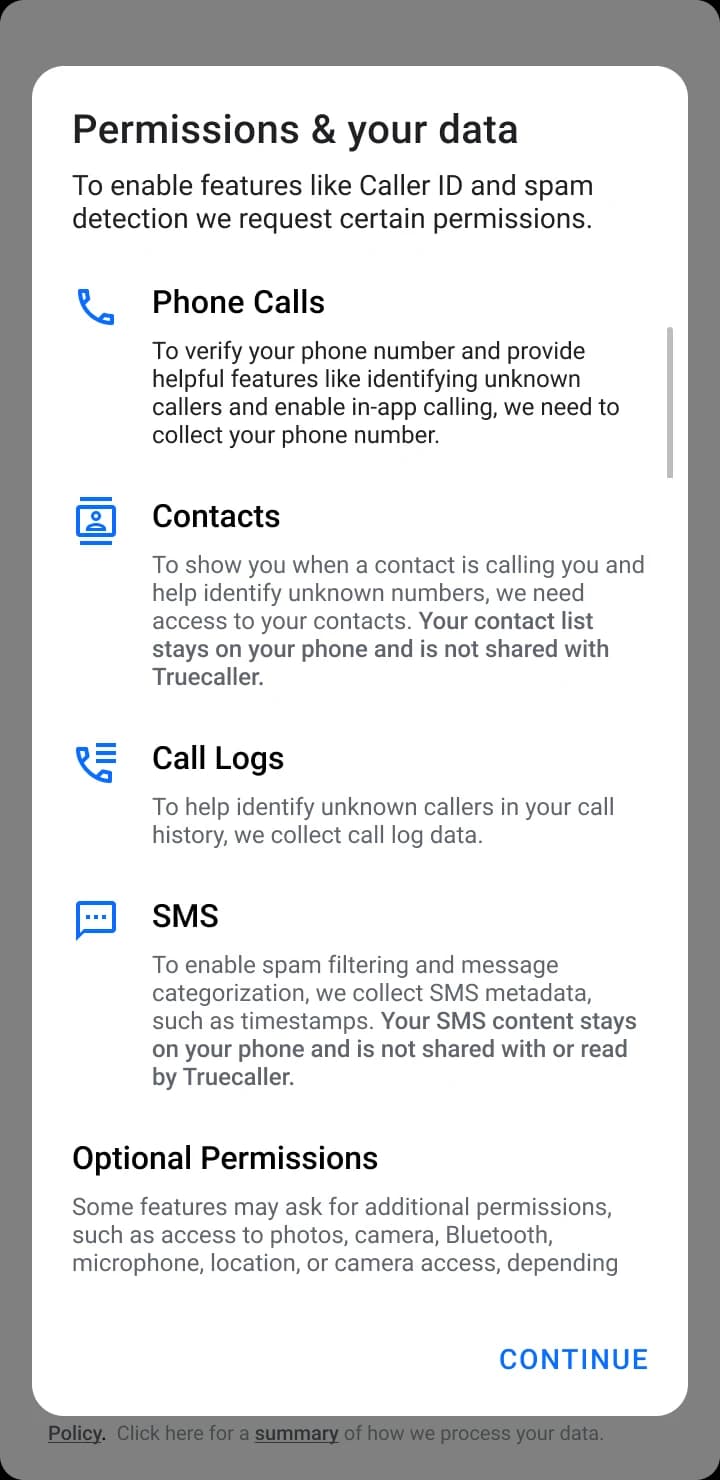 Permissions and your data
