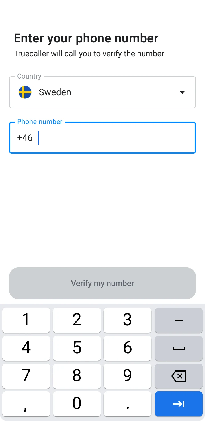Enter your phone number