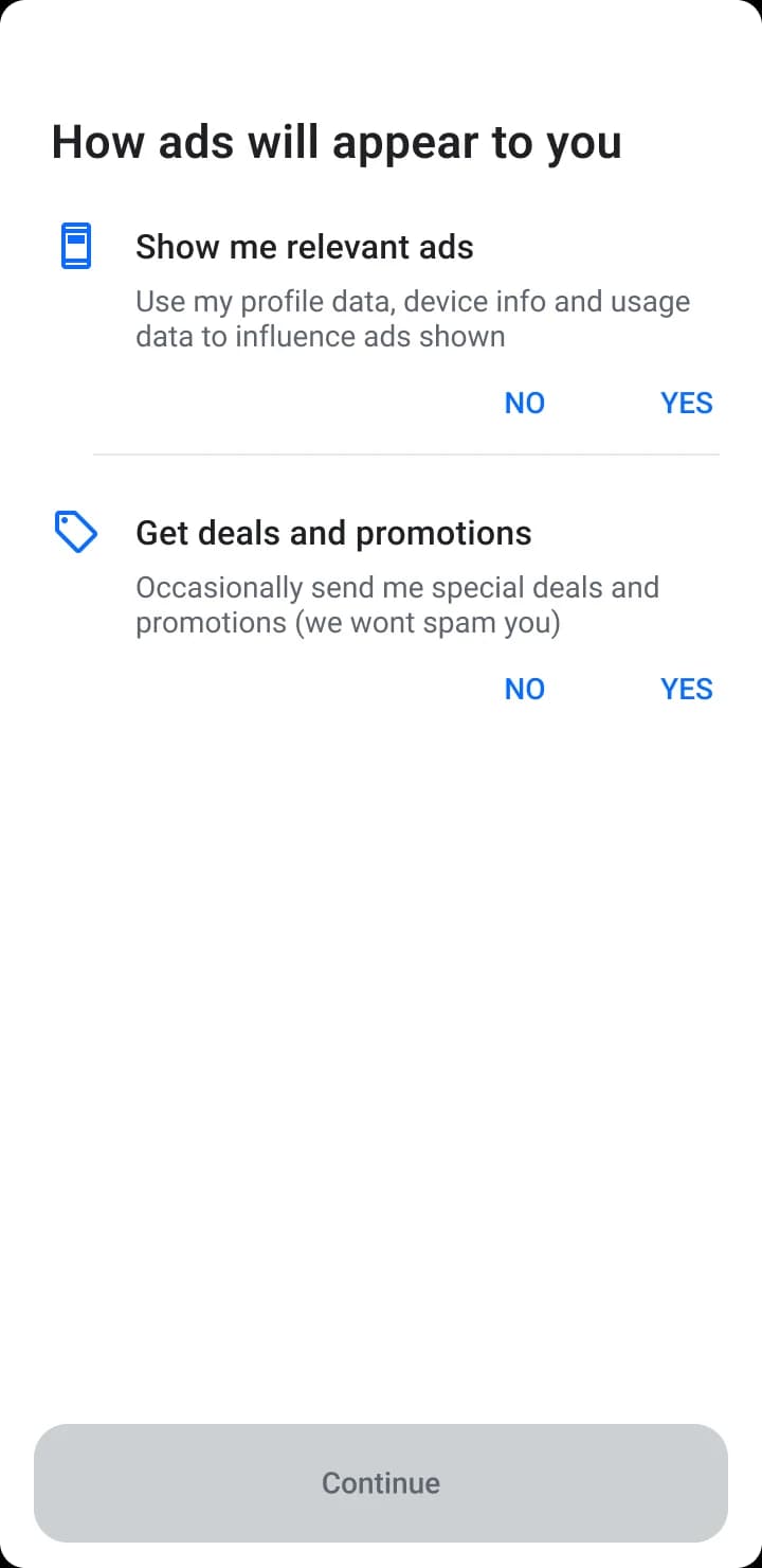 How ads will appear to you