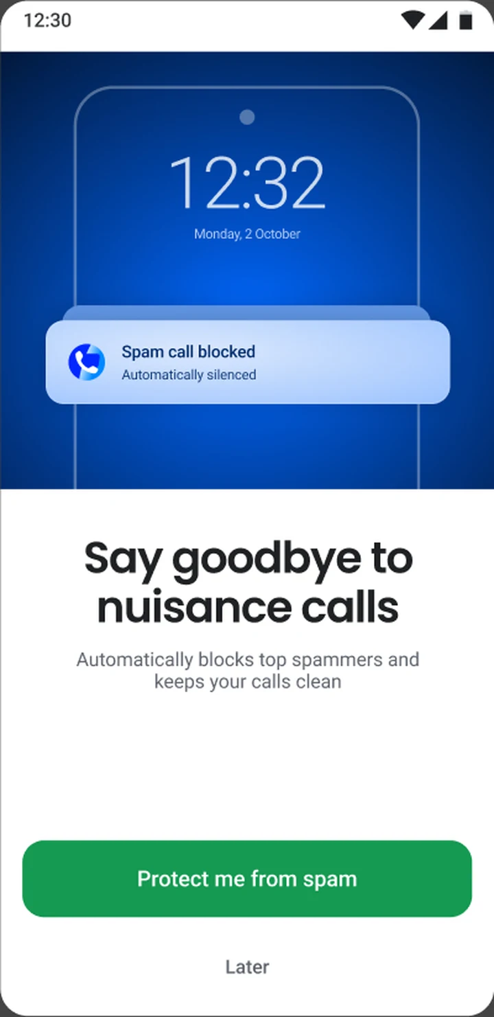 Feature: Say goodbye to nuisance calls